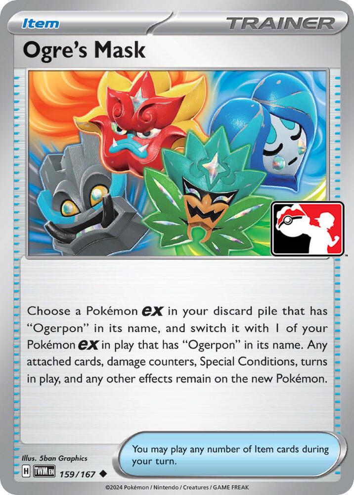 Twilight Masquerade Ogre's Mask [Cosmos-Holo-Prize-Pack] Pokémon card
